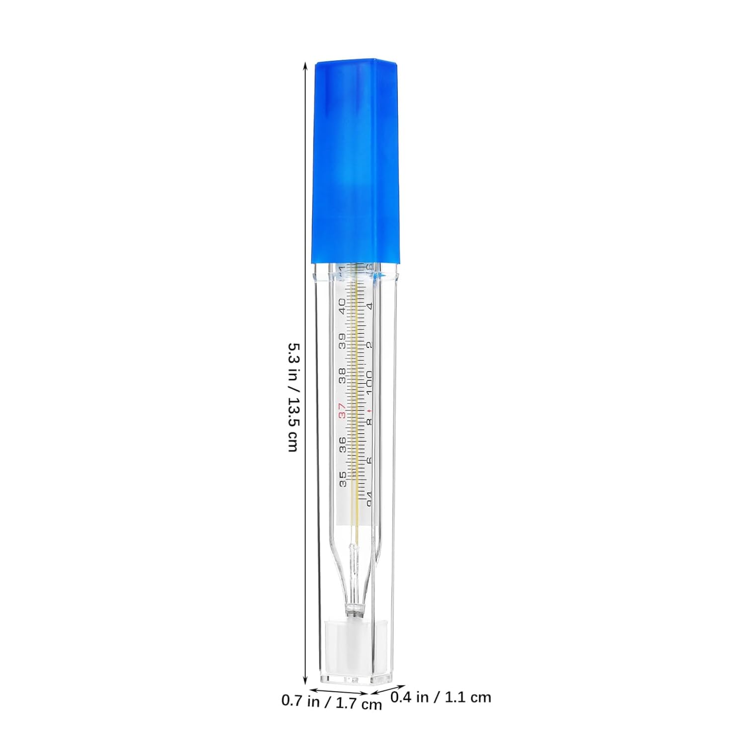 TOYANDONA 3PCS Glass Temperatures Measurement Adult - General Use Temperature Testing Tools Accurate Temperature Measurement for Families, Dual Scale