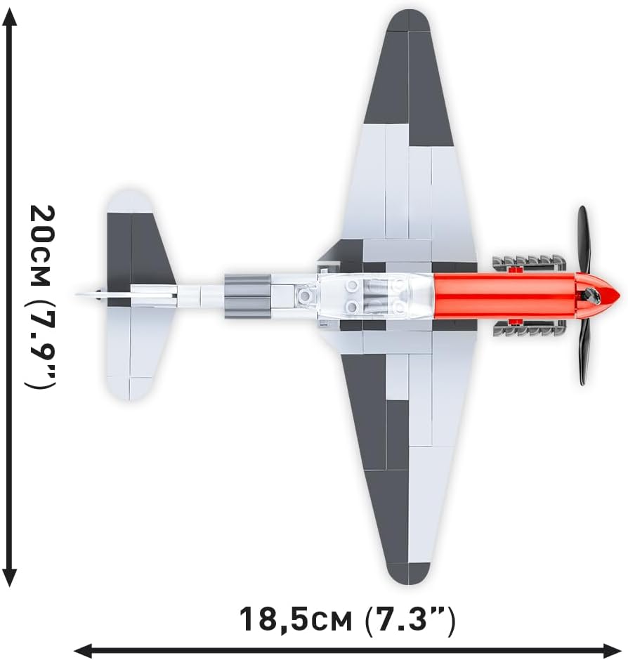 COBI Historical Collection WWII Yakovlev Yak-3 Plane Building Set, 140 Pieces