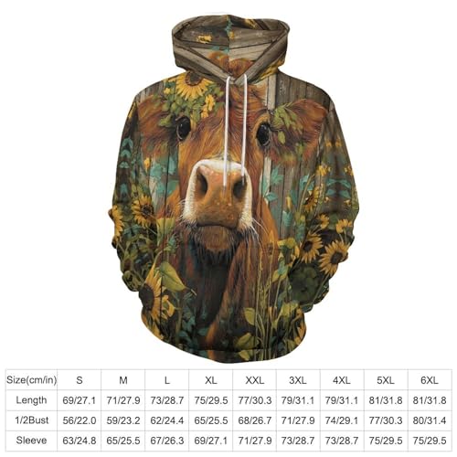 Sweat à capuche imprimé 3D pour vos weekends à la campagne - 3