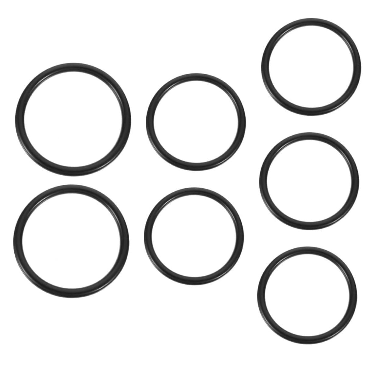 TOYANDONA 7pcs Music Bowl Washer Singing Bowl Silicon O- Ring Singing Bowls Standing Ring Bowl Gasket Sound Bowl Cushion Meditation o Ring Sing Bowl Accessory Crystal Speakers Rubber