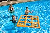 Poolmaster Tic Tac Toe Game Orange/Blue (Reversible)