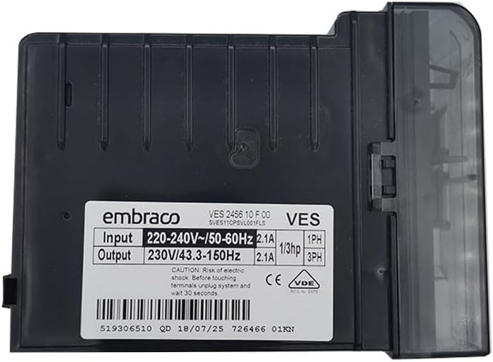 Inverter drive control board compressor, VES 2456 10F 00 refrigerator parts
