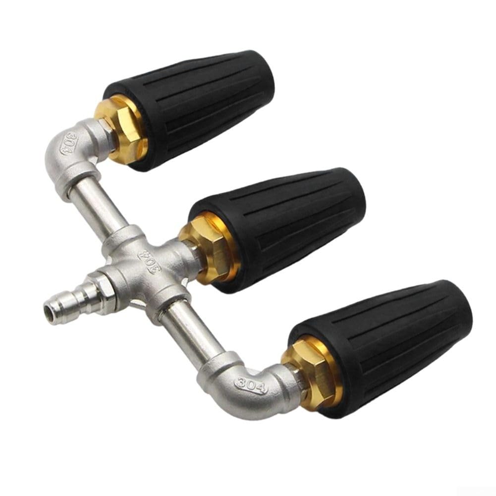 Buse haute pression triple turbo 4000 PSI pour un décapage surpuissant