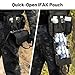 Tactical Molle Medical IFAK Pouch: Rip Away First Aid Bag Empty 900D Waterproof Small EDC Pouches for Duty Belt,Vest & Backpack