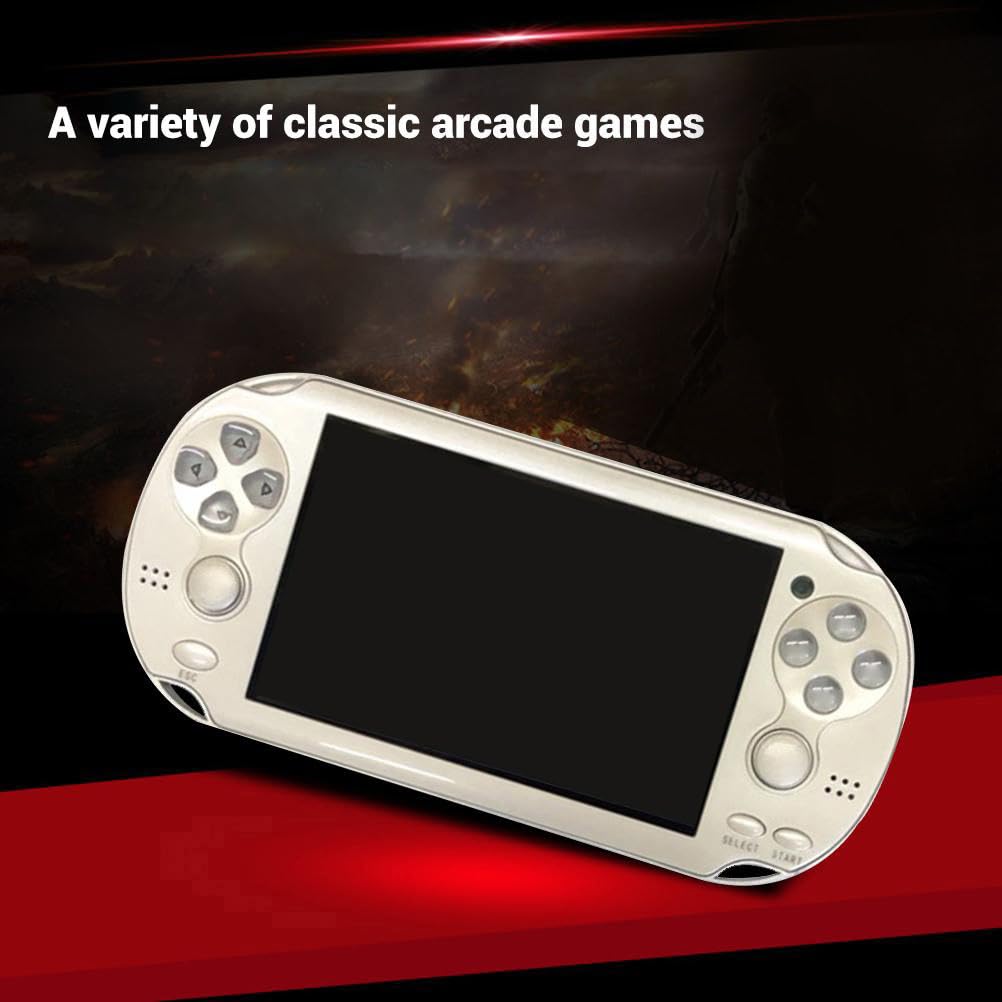 Consola de juegos portátil retro, emulador portátil con pantalla de 5,0 Consola de juegos portátil retro, emulador portátil con pantalla de 5,0