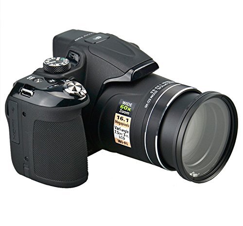 Filteradapter 62mm für Nikon Coolpix P 510/ P520 / P530, inkl. passendem UV MC (mehrschichtvergütet) Filter und Abdeckkappe Cover