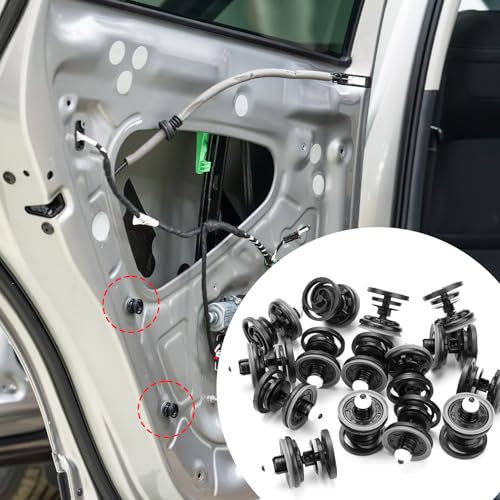 20 Piezas 7L6868243 Clips Panel Puerta Coche para VW Golf, Passat, Polo, Audi A1 A4 A5 A6, Clips Fijacion Panel Puerta Clips para Revestimiento Decorativo, Clips Ajuste para Puerta Interior de Coche - imagen 4