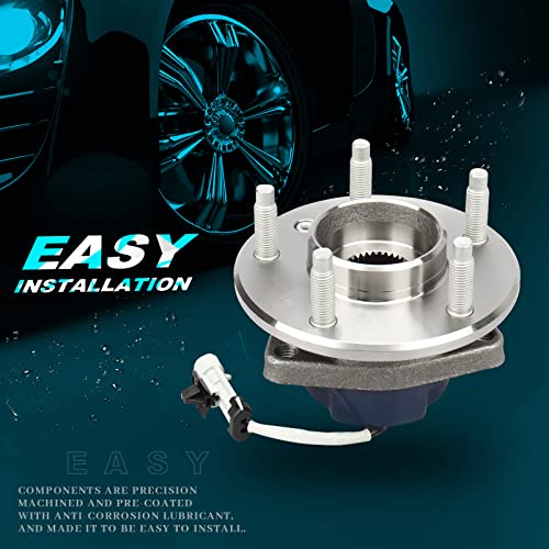 Irontek 513121 Front Wheel Hub Bearing Assembly For For Buick Cadillac Chevy Pontiac Oldsmobile, Chevy Impala/Venture/Monte Carlo, For Buick Century/Rendezvous/Terraza, For Cadillac Deville/Dts W/Abs #TOP5