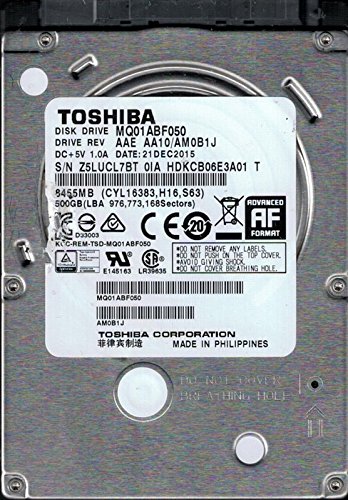 Preisvergleich Produktbild Toshiba MQ01ABF050 AAE AA10 / am0b1j Philippinen 500 GB