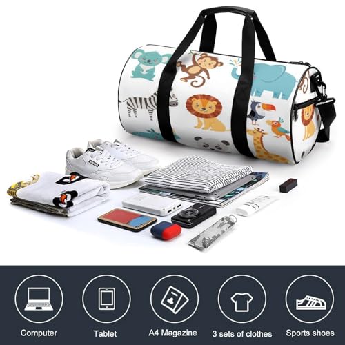 Sac de voyage compact 45cm pour éviter l'encombrement en camping et gym - 4