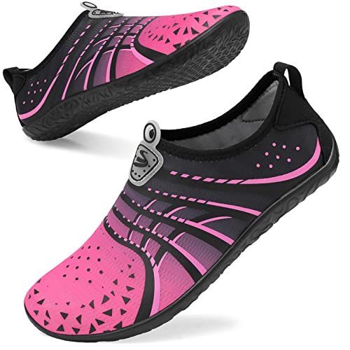 Image of Spesoul Womens and Mens Water Shoes Breathable Quick Dry Soft Barefoot Aqua Socks for Hiking Swim Beach Surf Yoga Sport
