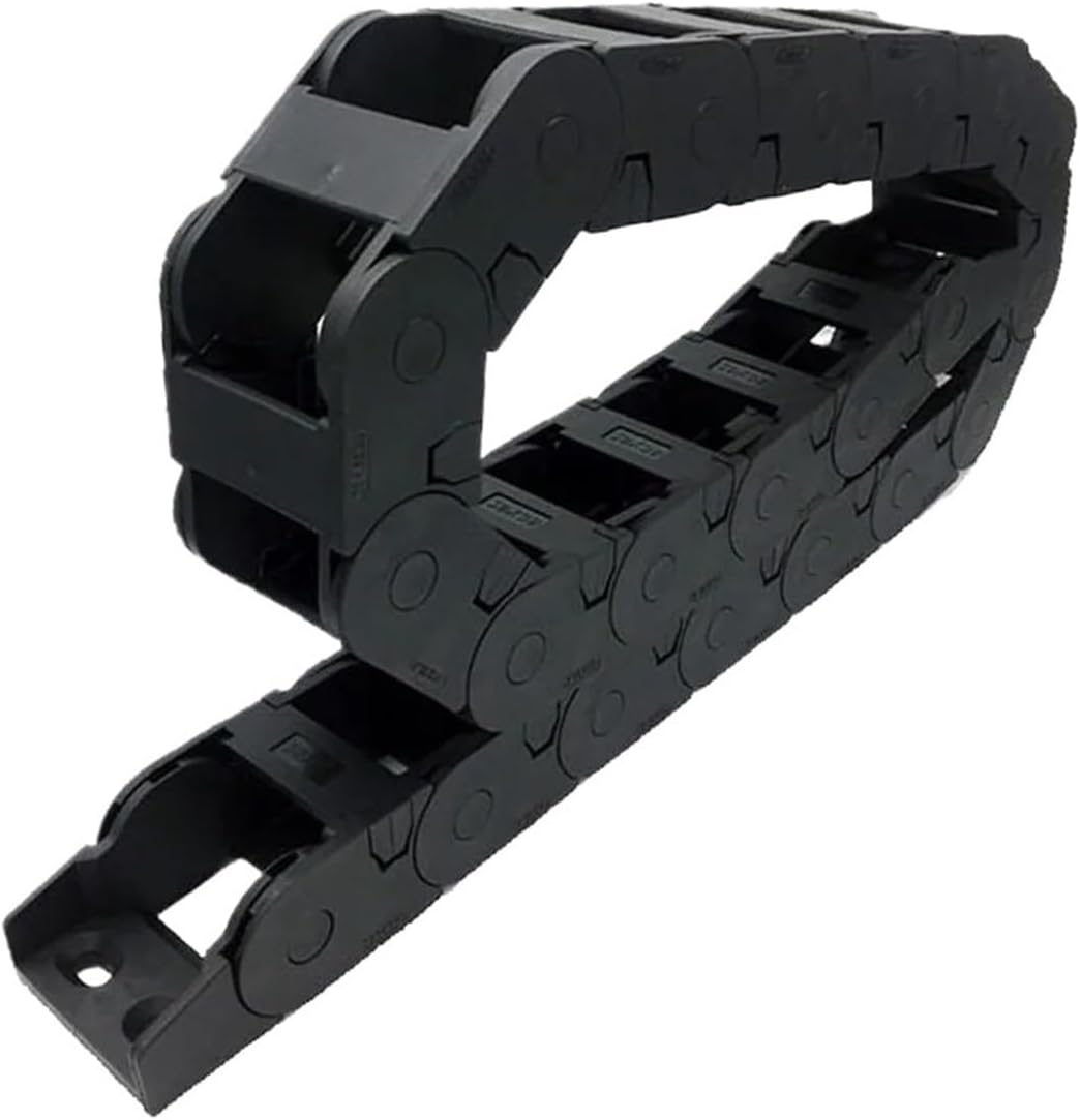 Transmission Chain of Power 1 Meter 25x38mm Wire Carrier Cable Drag Chain Connection Interior Opening Protection Towline Joints Tanks Transmission Chain of Power(R100)