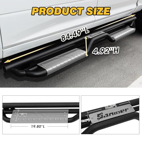 Estribos laterales para Chevy Silverado y GMC Sierra 1500 miniatura 6