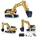 wheelfun 1/50 RC Digger PC520 Electric Lifting Radio Control Excavator Engineering Vehicle Metal Tracks Lights Sound Small Toy Collection for Adult Ages 14+