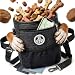 HUND IST KÖNIG Premium Leckerlitasche für Hunde - Gassi Tasche Hund