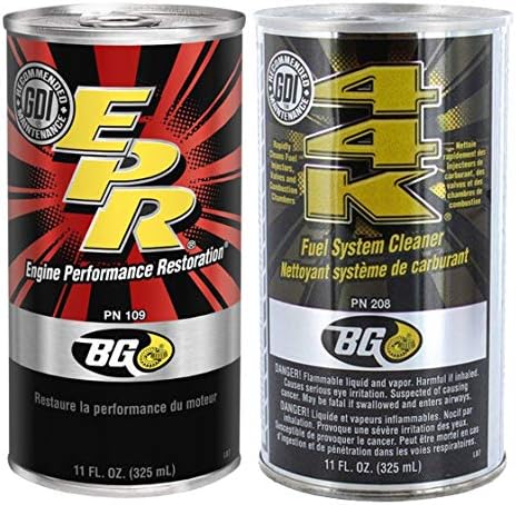 44K Fuel System Cleaner and Bg109 EPR Engine Performance Restoration 11 Fl Oz