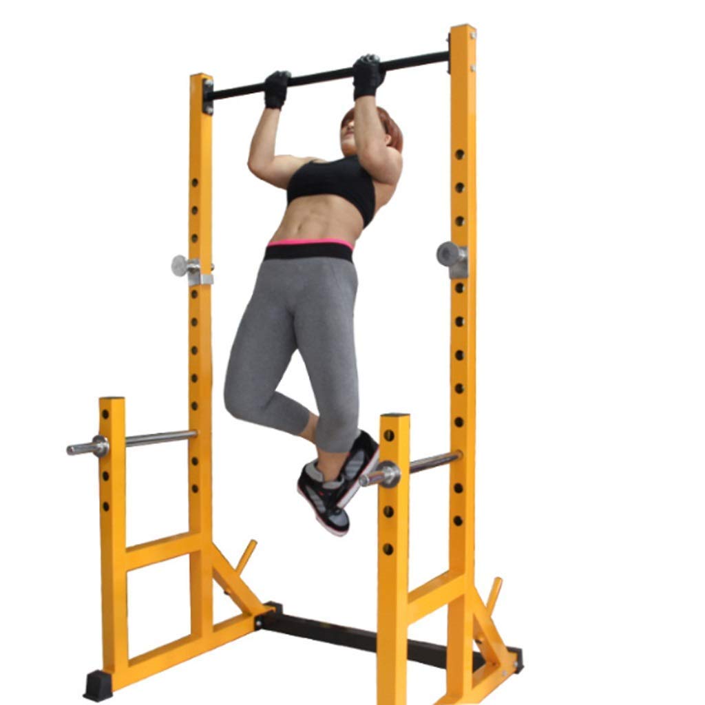 Duży stojak do przysiadów ze sztangą do wyciskania na ławce domowej Siłownia Półramowa stojak do przysiadów Stojak na sztangę Sprzęt do przysiadów Sprzęt fitness Wielofunkcyjny stojak na sztangę