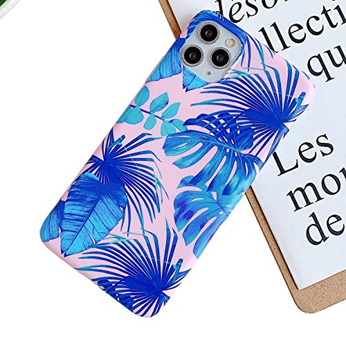 Image of MVYNO Floral Tropical Beach Design For iPhone 11 Cover | Elegant Trendy iPhone 11 Case (Green, Flexible | Silicone | Tropical)
