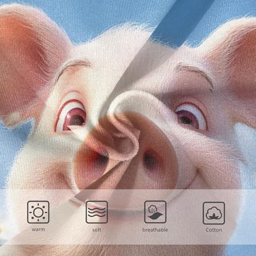 Funny Cute Piggy Flowers Sky Little Girl Panties Girls Underwear Toddler Cotton Fun Print Undies Kids Briefs 2t3