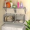 Amazon.com: 3IngSeagulls 2 Pack Laundry Room Shelves, Wire Baskets with ...
