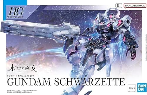 Bandai 1/144 HG the Witch from Mercury 25 Gundam Schwarzette Model Kit