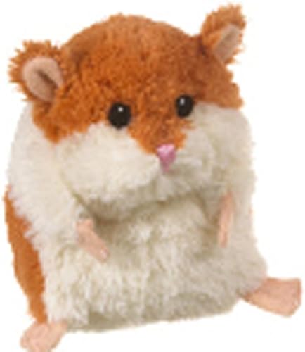 Ganz Hámster Lil' de peluche marrón y blanco