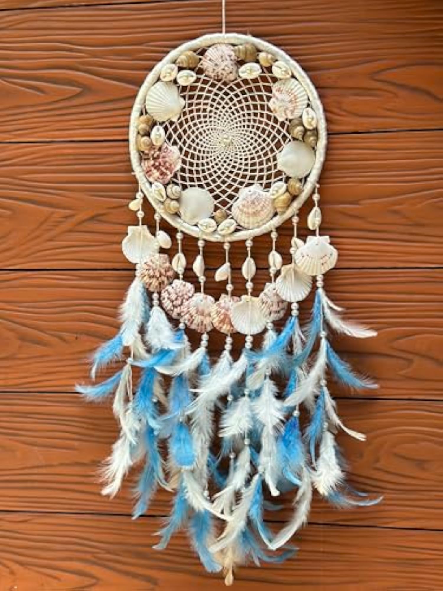 Shell Sailor Vibe Dreamcatcher, Coastal Home Decor