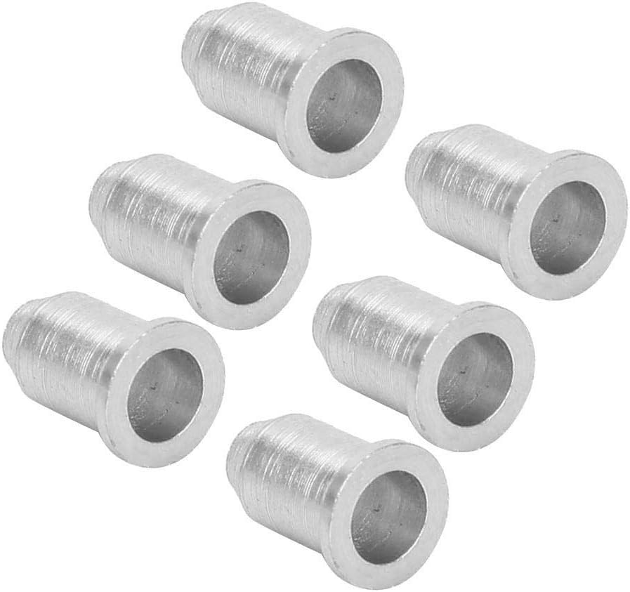 Bnineteenteam 6 Pcs Guitar Through Body String Ferrules for Electric Guitar