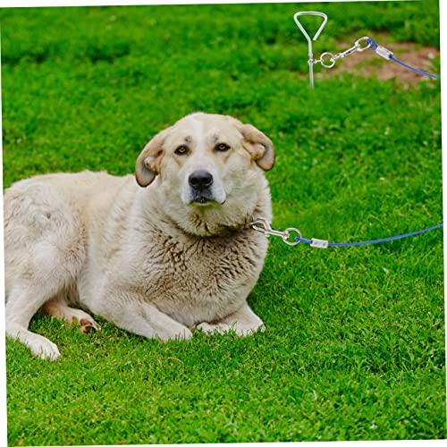 POPETPOP 2 Unidades Coleira De Estimação Carrinho De Amarrar Para Cachorro Amarrar Corda Longa Estac