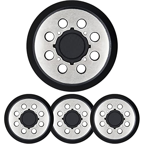 12,7 cm 8-Loch-Ersatz-Schleifpad für DeWalt DWE64233, N329079, RSP54 - Metallrückseite - kompatibel mit DWE6423/6423K, DWE6421/6421K, DWE6421K, DWE642221 1-B2 DWE6421-B3, DWE6421-BR (4er-Pack) Cover
