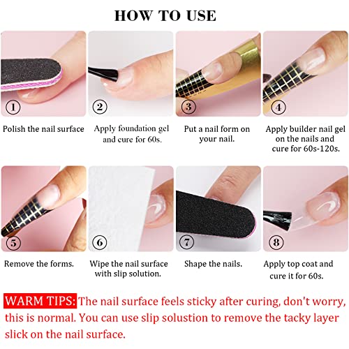 Vrenmol kit gel ricostruzione unghie - 60ML Gel di...