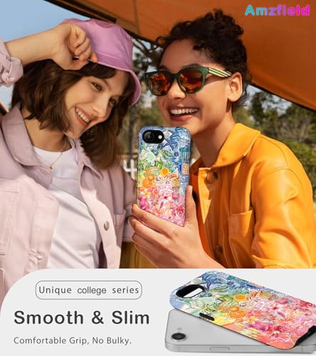 Étui de téléphone antichoc iPhone 16e résistant aux rayures avec collage poisson - 6