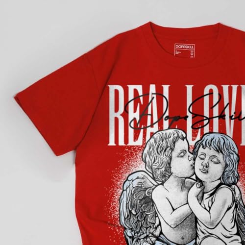 Image of DopeSkill Graphic Tee Streetwear Hip Hop Hypebeast Street Style Unisex T-Shirt Sneaker Colour Matching Shirts Real Lover