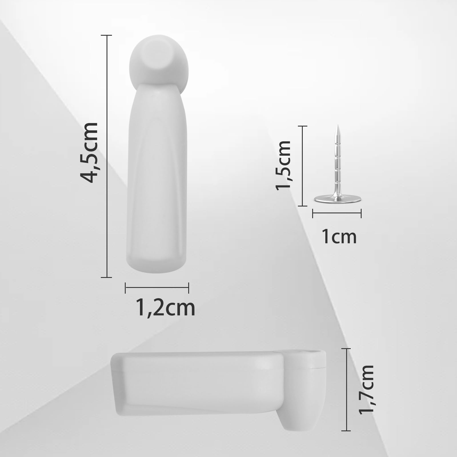 Mini étiquette de sécurité pour vêtements durs avec corde, mini étiquette de vente au détail avec 100 broches, compatible avec système AM-58 kHz, compatible avec système AM-58 kHz pour