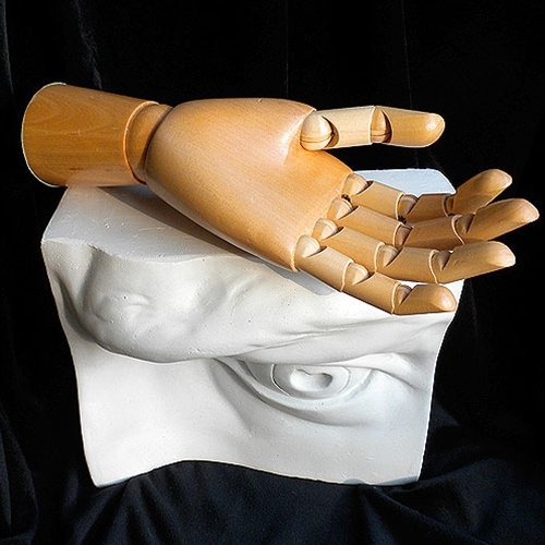 Jack Richeson Signature Hand Manikin - 10 Inch Wooden Female RIGHT Hand