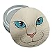 White Cat Face Pet Kitty Round Rubber Non-Slip Jar Gripper Lid Opener
