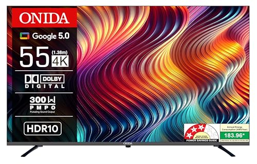 Onida 139 cm (55 inch) Nexg Series 4K Ultra HD Smart LED Google T...