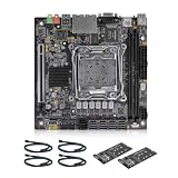 C612 Mini ITX NAS Motherboard LGA2011-3 for Xeon E5 V3/V4, Dual X550 10GbE LAN, Supports 6 NVMe and 2 SATA3.0 Storage, 2X ECC REG DDR4 Up to 128GB, PCIe x16 Bifurcation, NAS Homelab Virtualization
