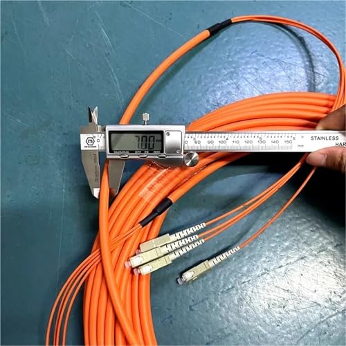Cordon de brassage fibre optique multimode OM2 50 125 connecteur LC LC 4 conducteurs intérieur 60 m