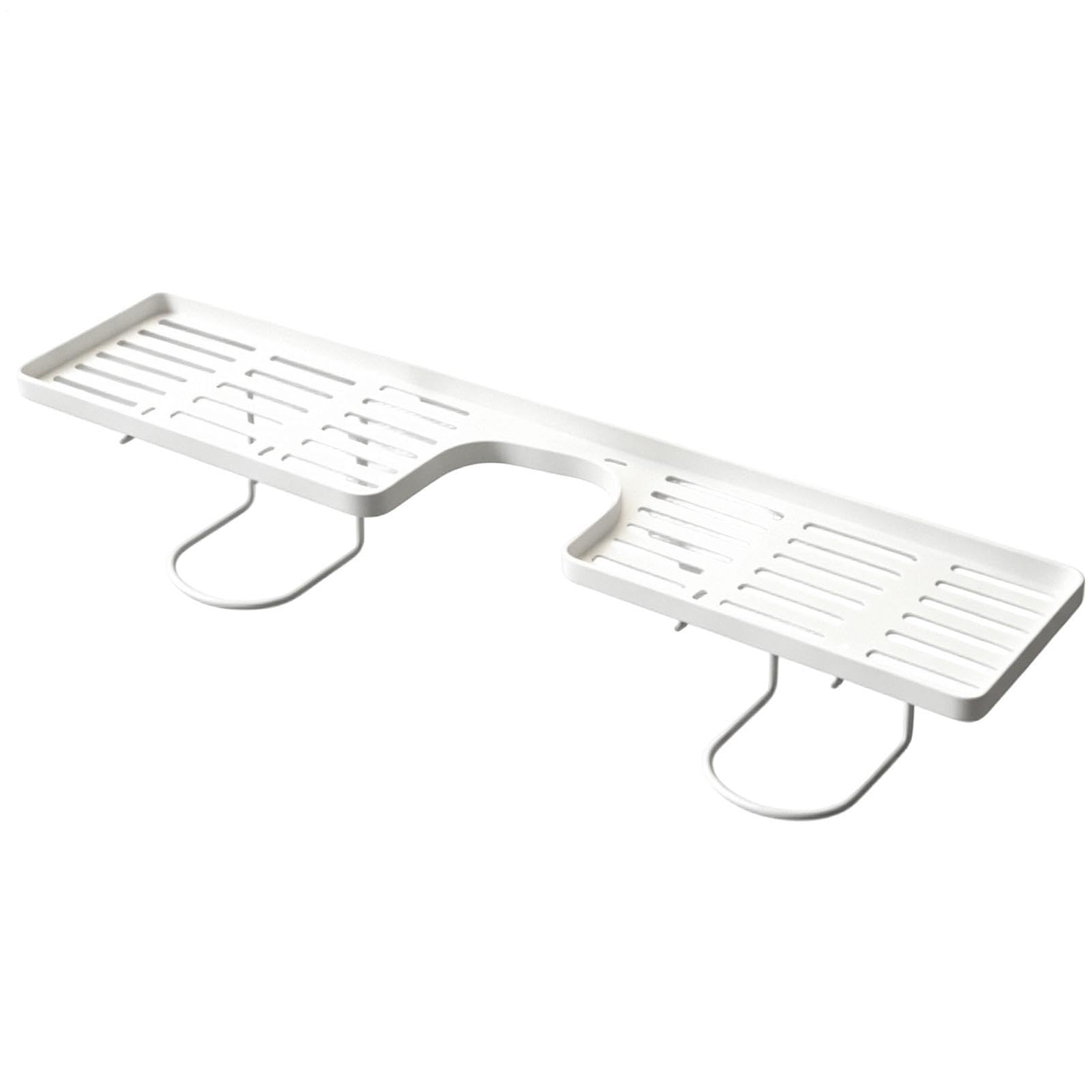Genérico Porta spugne per lavello da cucina | Scolapiatti portatile senza trapano con vassoio di drenaggio, supporto per rubinetto da cucina, tazze, cosmetici, casa, bagno, WC, angolo
