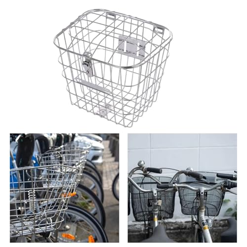 Panier de vélo sécurisé à serrure avec porte-vélos robuste en acier