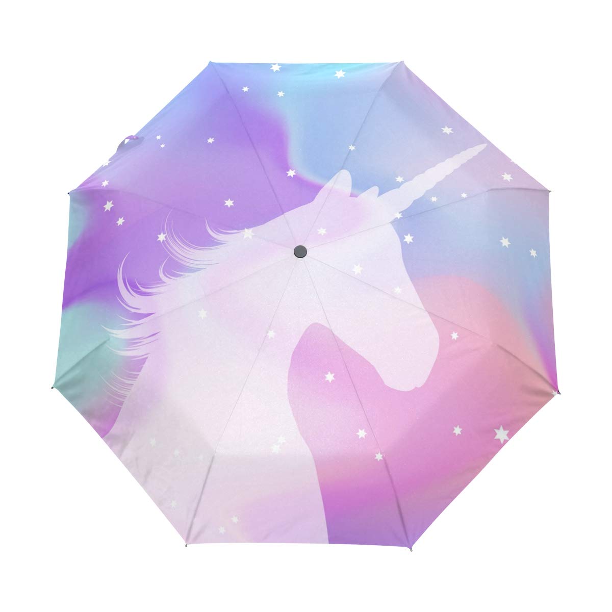 FORMRS Automatic Umbrella, Rose Pink Umbrella Compact Lightweight, Waterproof Windproof for Sun Rain Travel