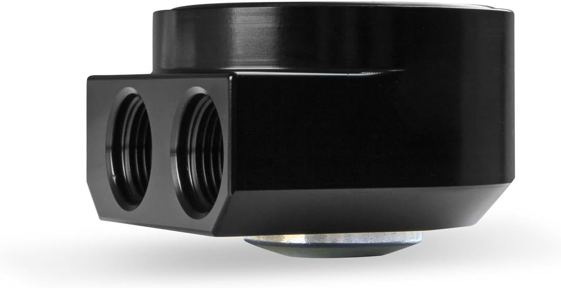 EARL'S PERFORMANCE PLUMBING Oil Filter Adapter W/90 Deg -10 Orb Port