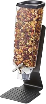 Rosseto Single Container EZ-PROTM H1B Snack Dispenser With Black Steel Stand 1 Gallon EZ50199