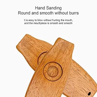 Pisamhid Flûte Kazoo en Bois | Kazoo en Bois Vintage pour Guitares ukulélé,Instrument de Musique Kazoo, Harmonica… – Image 6