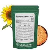 Saporepuro Sonnenblumen Lecithin Pulver 50 GR - Sunflower Lecithin