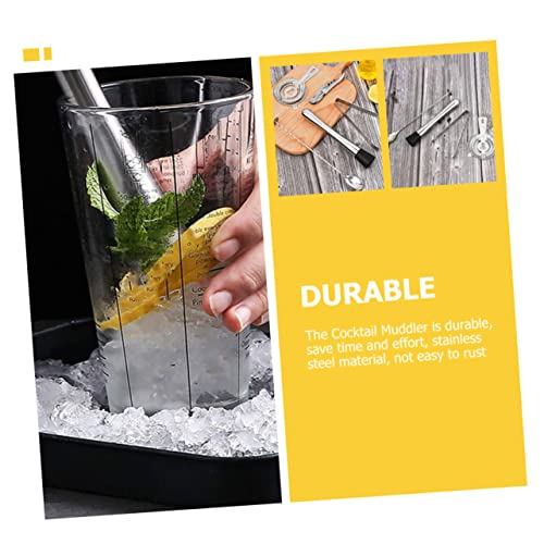 Outils de cocktail acier avec cuillère strainer pour shaker maison