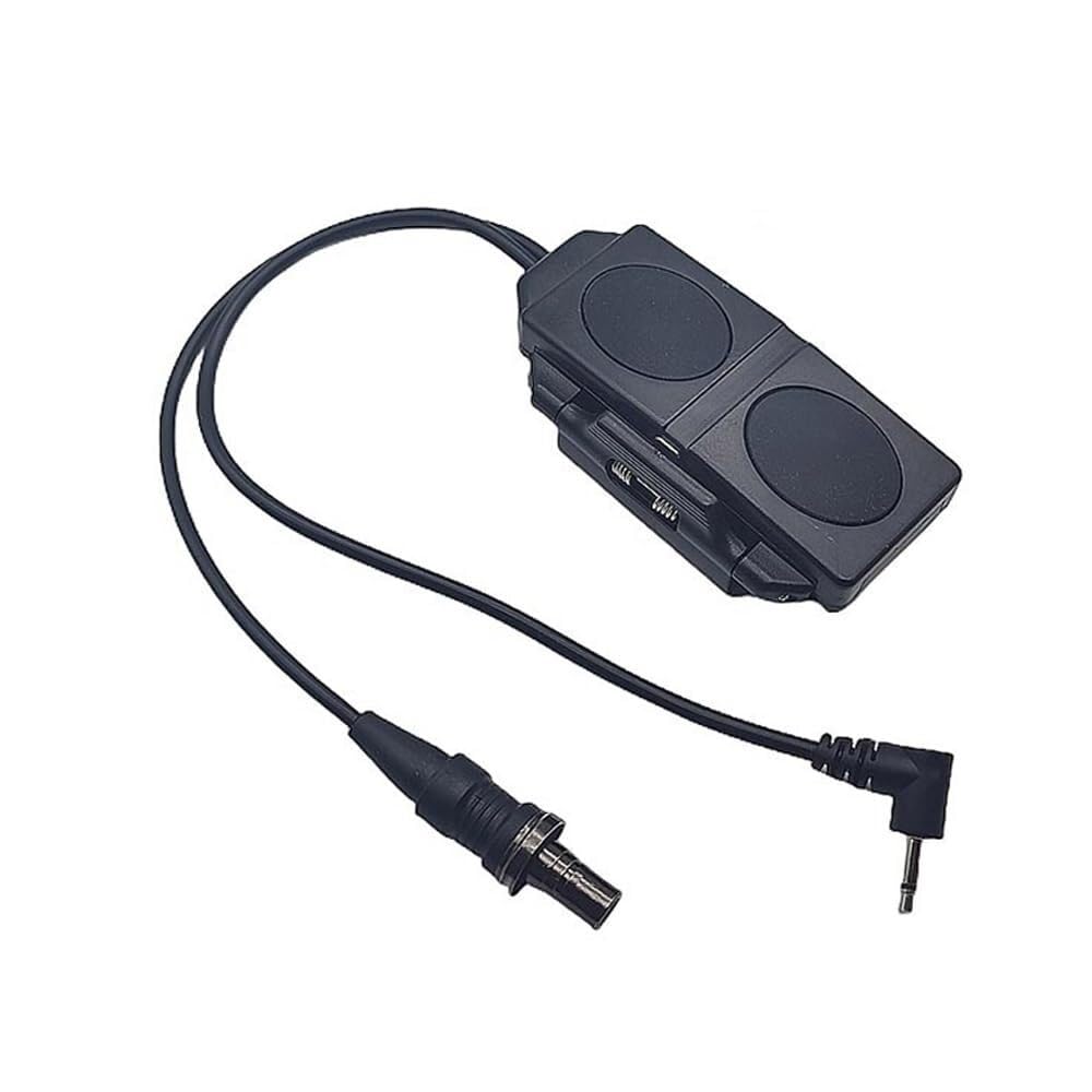 Dual Remote Pressure Switch For PEQ-15/16 M3X WMX200 5 Plug Options, 20mm Picatinny Mount