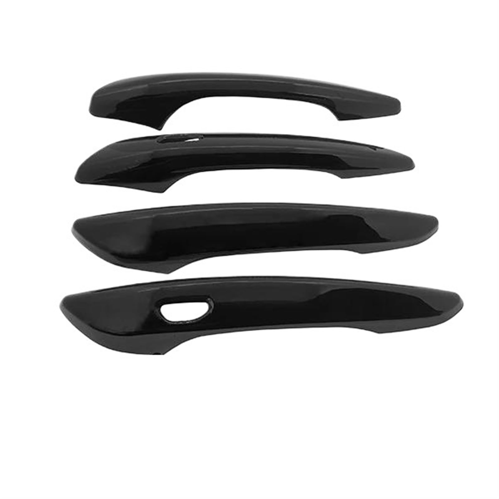 Poignée porte voiture couverture autocollante noire brillante CX30