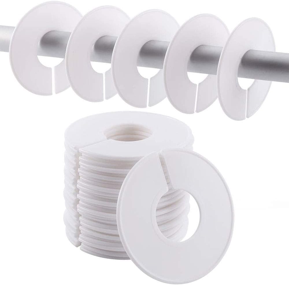 Kledingmaten Verdeler Ronde Hangers - Kast en Baby Wardrobe Dividers - 20 Stuks Plastic Closet